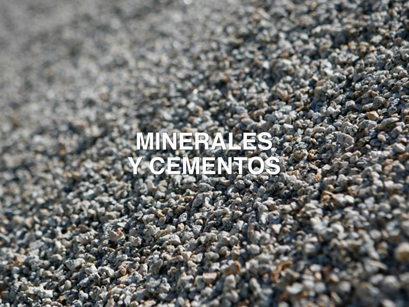 minerales y cementos